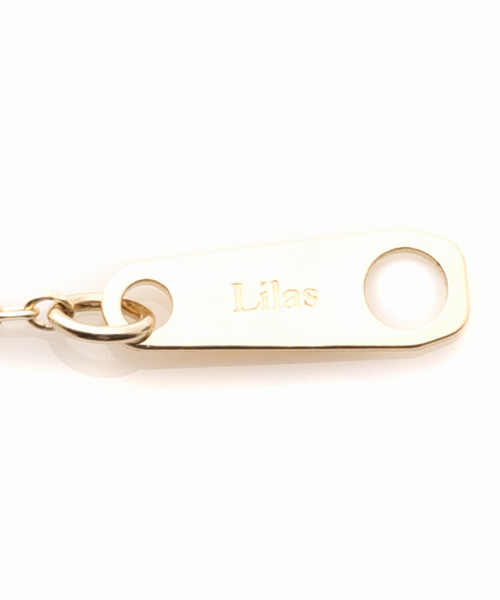 Lilas ネックレス ラピスラズリ*ダイヤネックレス K10 レディース