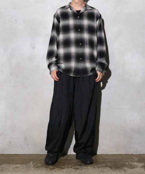 TOWNCRAFT シャツ / タウンクラフト 60S LOOP COLLAR NEL OMBRE