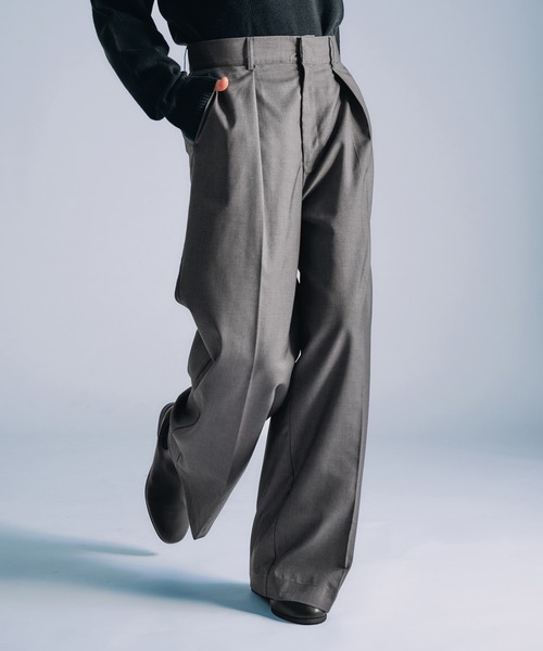 selle glant（セレグランテ） ワイドパンツ スラックス HIGH WAISTED