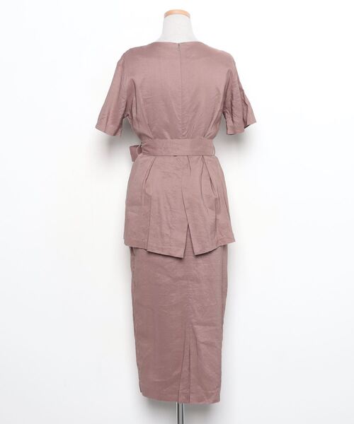 [Mila Owen] короткий рукав One-piece 0 Brown женский 