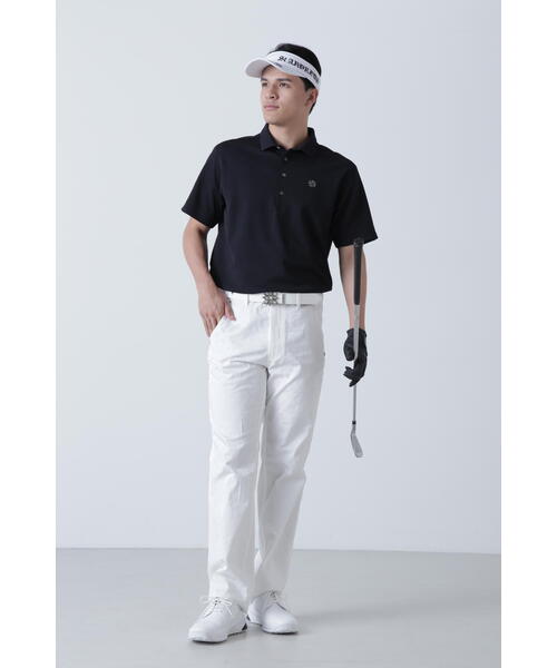 St ANDREWS ポロシャツ ストレッチ コンセプト柄 リンクス半袖ポロシャツ レディス(半袖