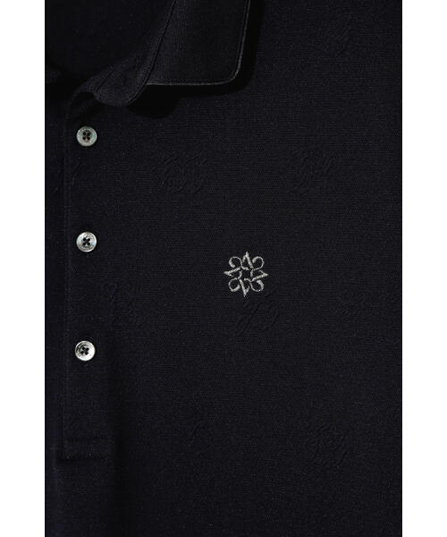 St ANDREWS ポロシャツ St ANDREWS ポロシャツ 「St ANDREWS」ふくれジャガードロゴ半袖