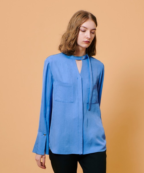 allureville（アルアバイル） ブラウス シャツ フリュイドオーバー