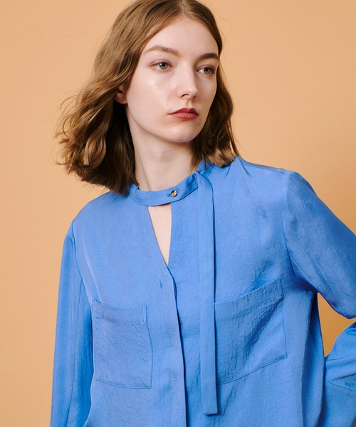 allureville（アルアバイル） ブラウス シャツ フリュイドオーバー