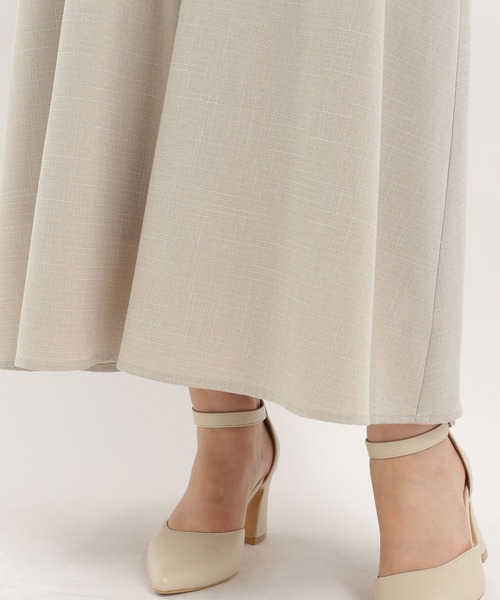 Andemiu（アンデミュウ） ワンピース フロントボタンタックワンピース