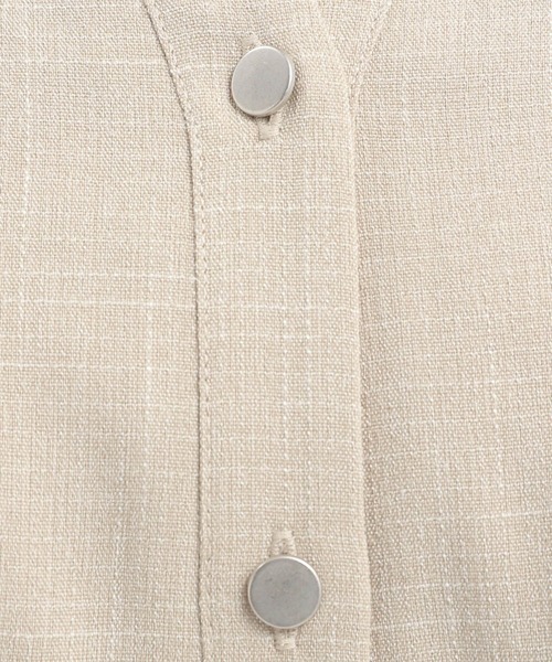 Andemiu（アンデミュウ） ワンピース フロントボタンタックワンピース