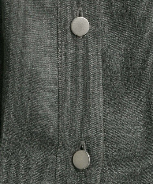 Andemiu（アンデミュウ） ワンピース フロントボタンタックワンピース