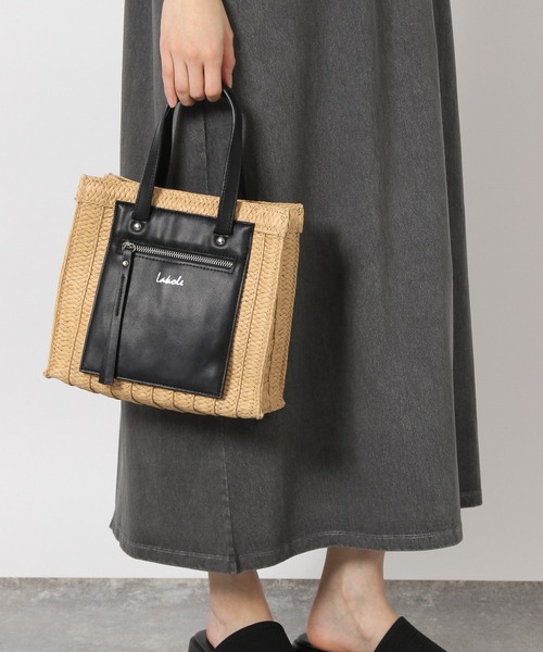 LAKOLE（ラコレ） ショルダーバッグ バッグ スクエアフェイクレザー