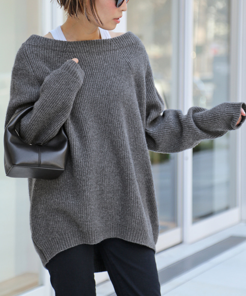 トップス MUSE de Deuxieme Classe Beauty pullover MUSE de Deuxieme Classe Beauty pullover