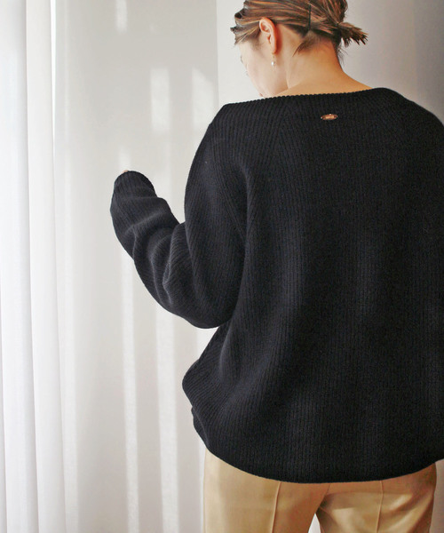 MUSE de Deuxieme Classe 長袖ニットセーター MUSE de Deuxieme Classe 「MUSE classe」 長袖ニット - グレー