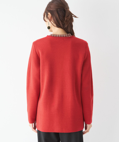 DECOY SINCE 1981 カーディガン M レッド レディース : ZOZOTOWN Yahoo