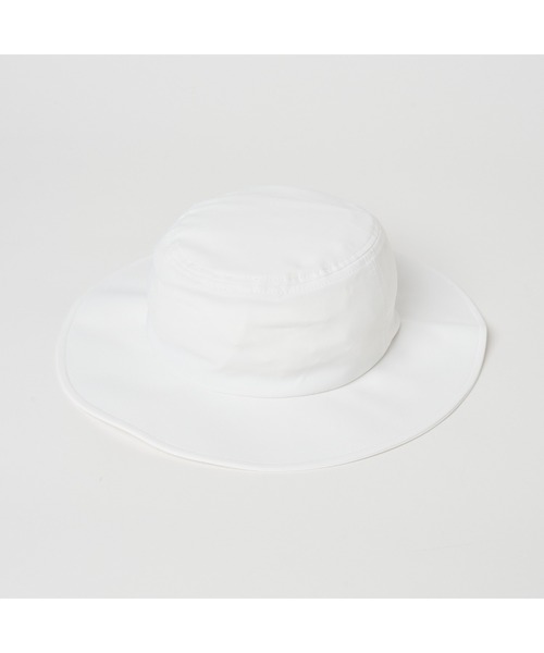 J.LINDEBERG ホワイト バケットハット J.Lindeberg Golf Hat - Hemming Bucket Hat - White AW24