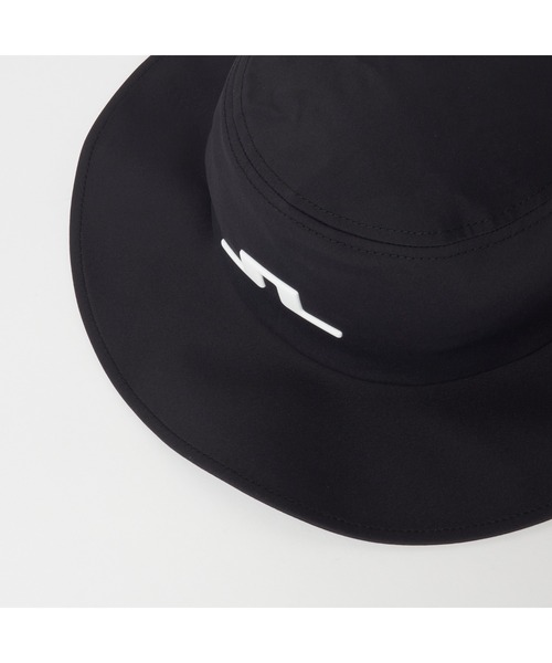 値下げ！J.LINDEBERG ブラック バケットハット 新品タグ付き 輝く高品質な 値下げ！J.LINDEBERG ブラック 新品タグ付き