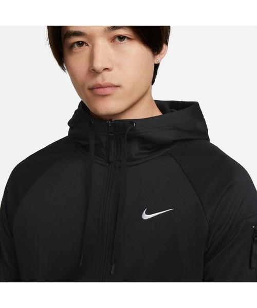 Nike ブラック フード付きジャケット L NIKE コート ジャケット ナイキ TF フルジップ L/S フーディ