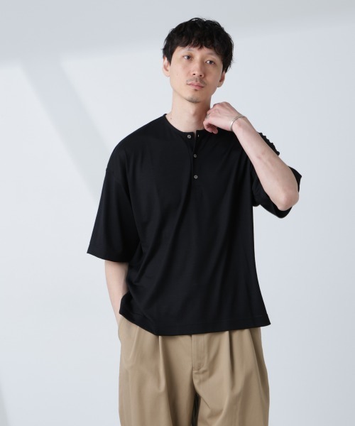 NANO universe（ナノ・ユニバース） tシャツ 「ALL-DAYS COMFORT 100