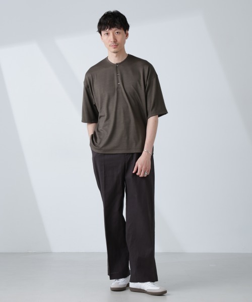 NANO universe（ナノ・ユニバース） tシャツ 「ALL-DAYS COMFORT 100