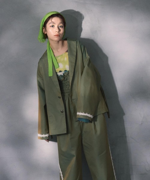 コート アウター cwtch　DRAWSTRING　JACKET レディース
