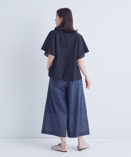 ADIEU TRISTESSE（アデュートリステス） ワイドパンツ パンツ リーフ