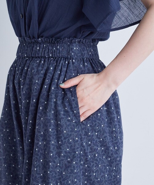 ADIEU TRISTESSE（アデュートリステス） ワイドパンツ パンツ リーフ