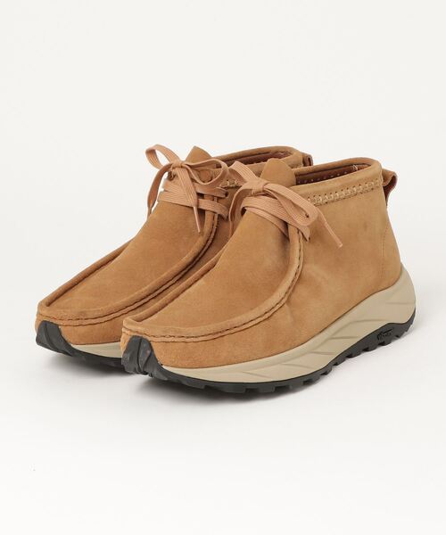 靴 clarks Clarks Wallabee (Khaki Quilted) - Rennies Shoe Store