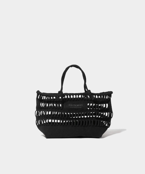 beautiful people KONBUバッグ konbu knit shopping busket bag XL – beautiful people online