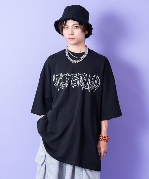 tシャツ a.p.o.v. ストリートゴシックロゴオーバーサイズTシャツ