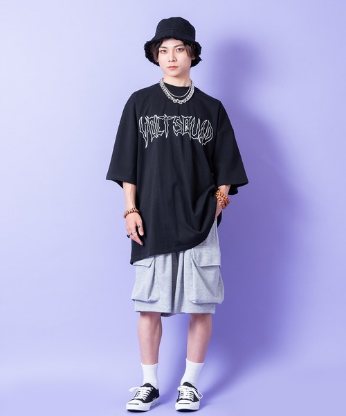 tシャツ a.p.o.v. ストリートゴシックロゴオーバーサイズTシャツ