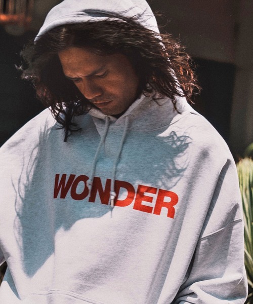 WONDER WALL MOTEL パーカー mpa3838- WONDER OVER SIZE PILE HOODIE