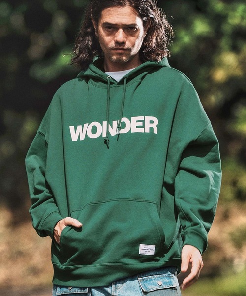 WONDER WALL MOTEL パーカー mpa3838- WONDER OVER SIZE PILE HOODIE