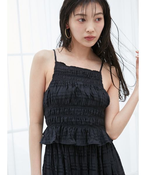 SNIDEL ワンピース アメスリプリーツドッキングワンピース