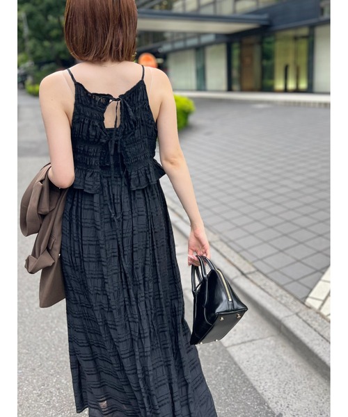 SNIDEL ワンピース アメスリプリーツドッキングワンピース