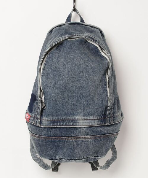 DIESEL ネイビー リュック 中古・古着通販】DIESEL (ディーゼル) デニムリュック ネイビー