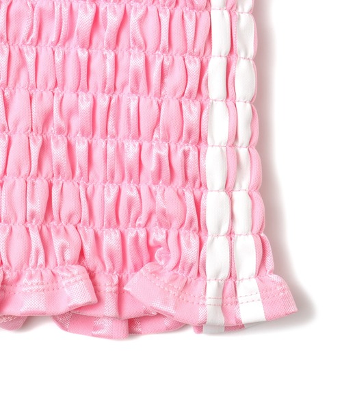 atmos girls tシャツ pink Shirring Mini Game Shirt / アトモス