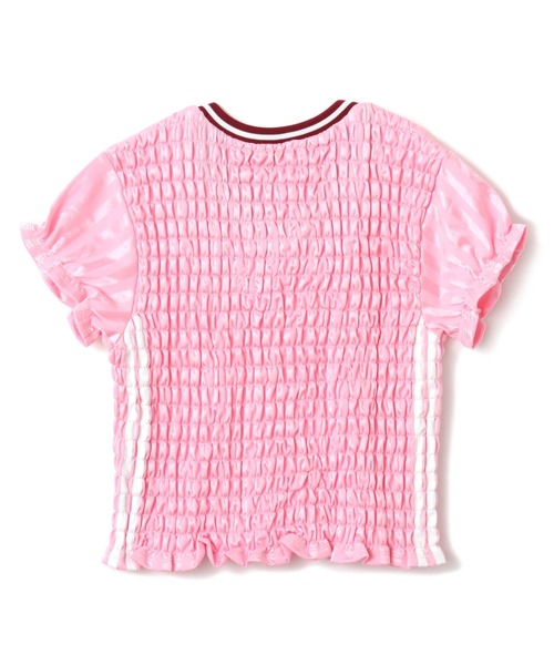 ゲームシャツ atmosピンク atmos girls tシャツ pink Shirring Mini Game Shirt / アトモス