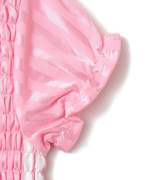 ゲームシャツ atmosピンク atmos pink Shirring Mini Game Shirt PINK（アトモス ピンク