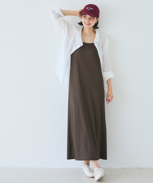coca（コカ） ワンピース OUTBRAリブキャミワンピース : ZOZOTOWN