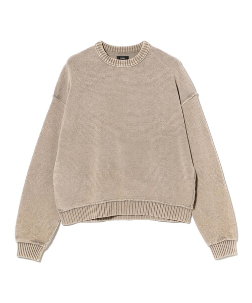 BEAMS（ビームス） セーター ニット 7ゲージ フェード クルーネック