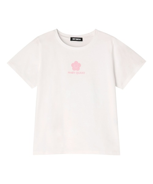 すぐ届く☆MARY QUANT Tシャツ キラキラロゴがポイント◎ MARY QUANT tシャツ マリークワント mary quant ピンク