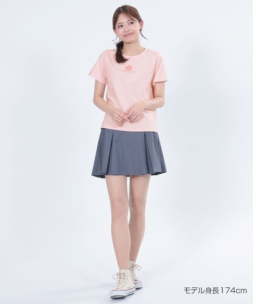 新作マリークワント ピンクグリッターロゴ Tシャツ MARY QUANT tシャツ マリークワント mary quant ピンク
