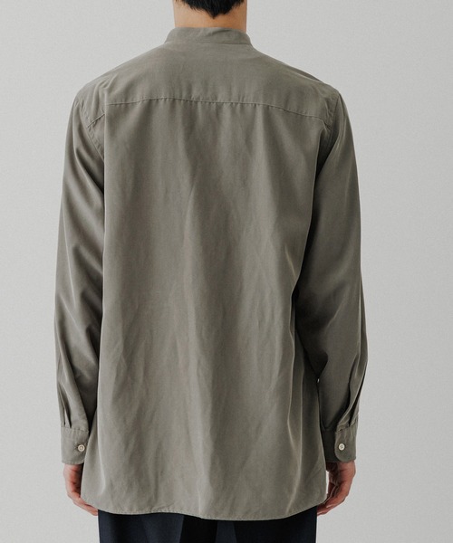 ADAM ET ROPE'（アダムエロペ） シャツ スエードタッチ レーヨン