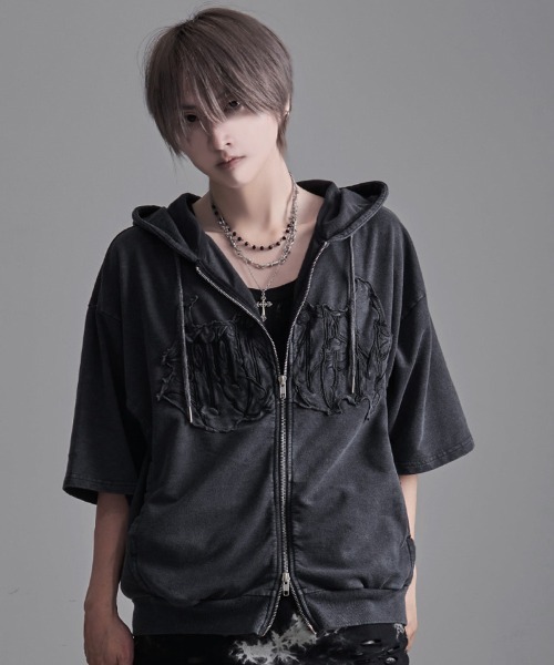 SILVER BULLET パーカー 「CavariA/キャバリア」裏毛ケミカル
