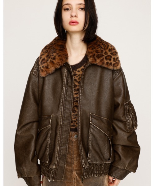 【新品未使用】SLY アウター ジャケット SLY | VINTAGE FAUX SHEARLING ジャケット (ブルゾン ) |SHEL
