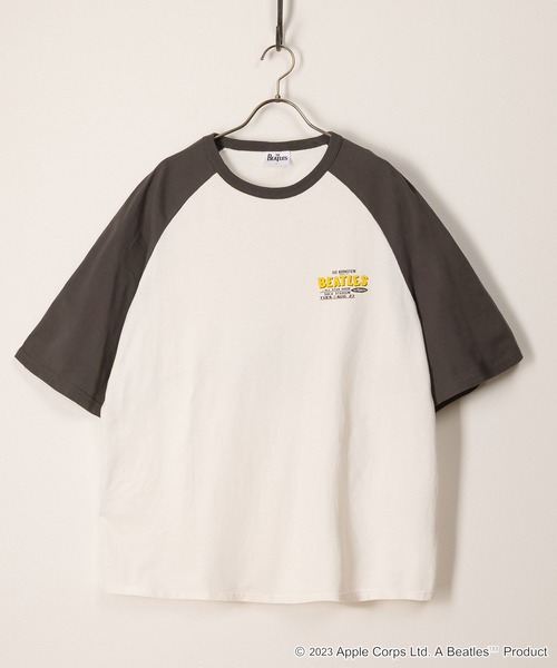 「The Beatles」 半袖Tシャツ M アッシュグレー メンズ