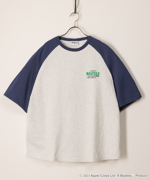 「The Beatles」 半袖Tシャツ M アッシュグレー メンズ