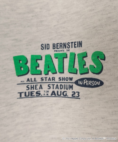 「The Beatles」 半袖Tシャツ M アッシュグレー メンズ