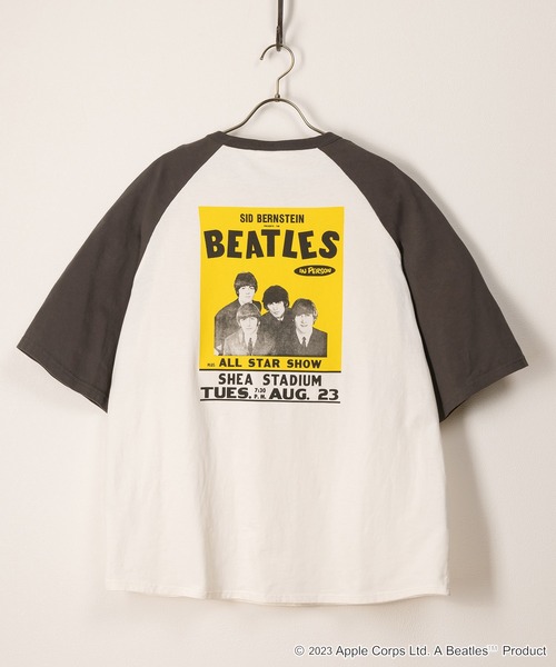 「The Beatles」 半袖Tシャツ M アッシュグレー メンズ