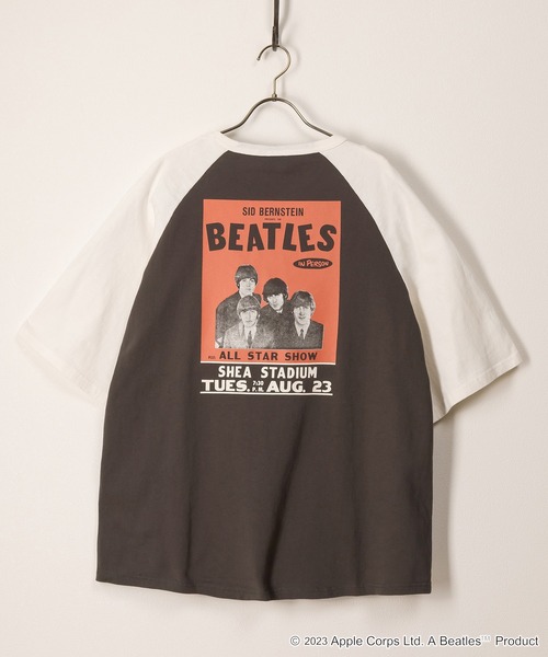 「The Beatles」 半袖Tシャツ M アッシュグレー メンズ