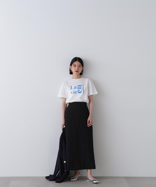 「N.（N. Natural Beauty Basic）」 半袖Tシャツ MEDIUM ホワイト系その他 レディース