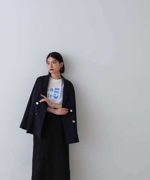 「N.（N. Natural Beauty Basic）」 半袖Tシャツ MEDIUM ホワイト系その他 レディース