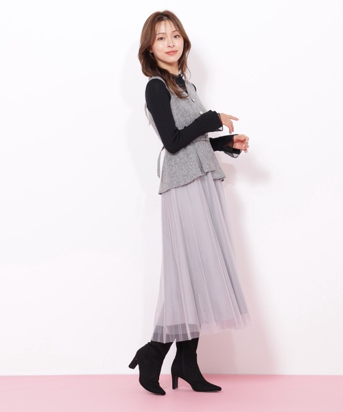 JILL by STUART ワンピース ジレドッキングワンピース : ZOZOTOWN